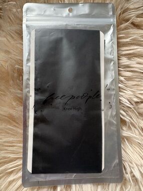 New Free People Knee High Hosiery - Black